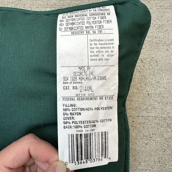 90s Shoebox Christmas Tapestry Pillow Hallmark 12" Define Good Santa Gag Gift - Picture 5 of 11